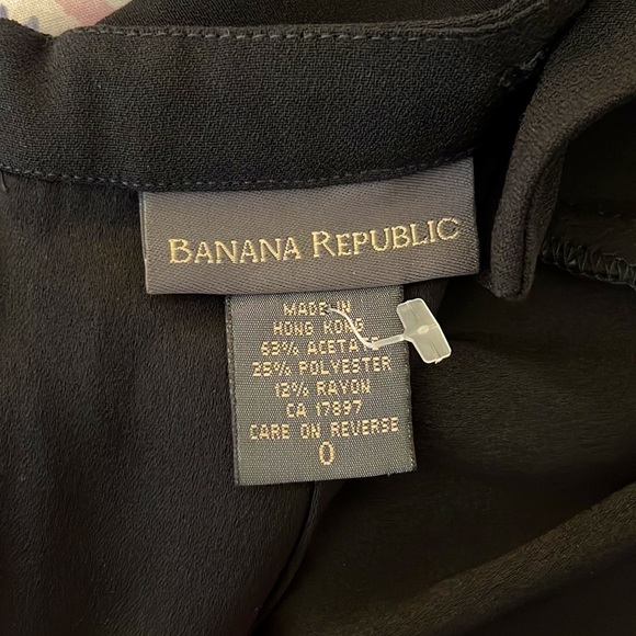 NWOT~ Banana Republic Black Halter Dress Size 0 - Picture 6 of 7